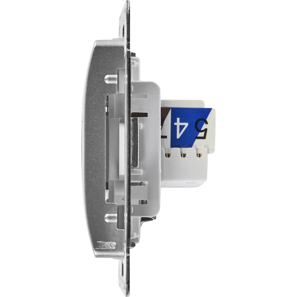 Двойная компьютерная розетка Schneider Electric Glossa для интернета и ТВ 86710164 STLM-0070784 - Вид №2
