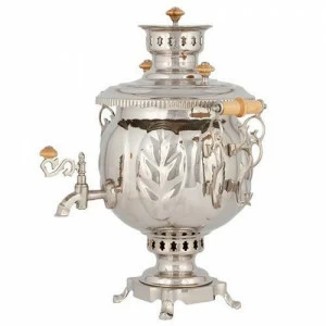 Самовар жаровый 4,5 л. (форма шар) покрытие никель