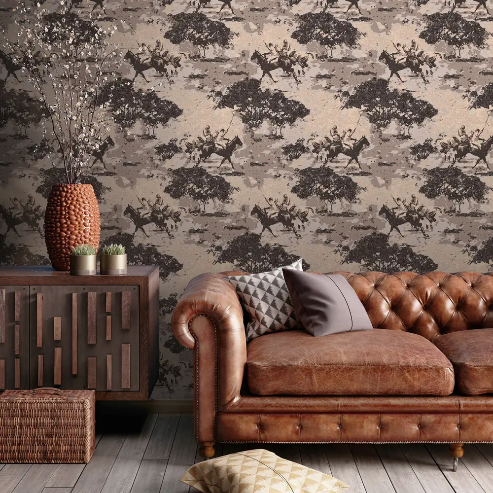 Обои флизелиновые Euro Decor Polo черные 1.06 м ED7131-22 88468832 STLM-2192325 - Вид №2