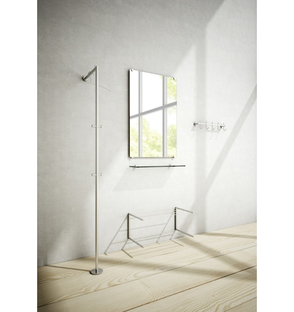 FROST Держатель зеркала 1 » 4 шт. отполированный Нержавеющая сталь Полированный O1120A  - Вид №3