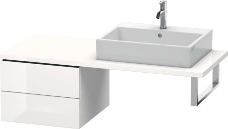 LC583705151 Шкафчик для консоли L-Cube #LC5837 520 x 547 мм Сосна коричневая, декор Duravit - Вид №2