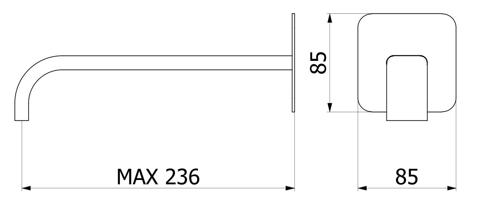 Настенный дозирующий носик IB Superbox ARCH-00101007 - Вид №2
