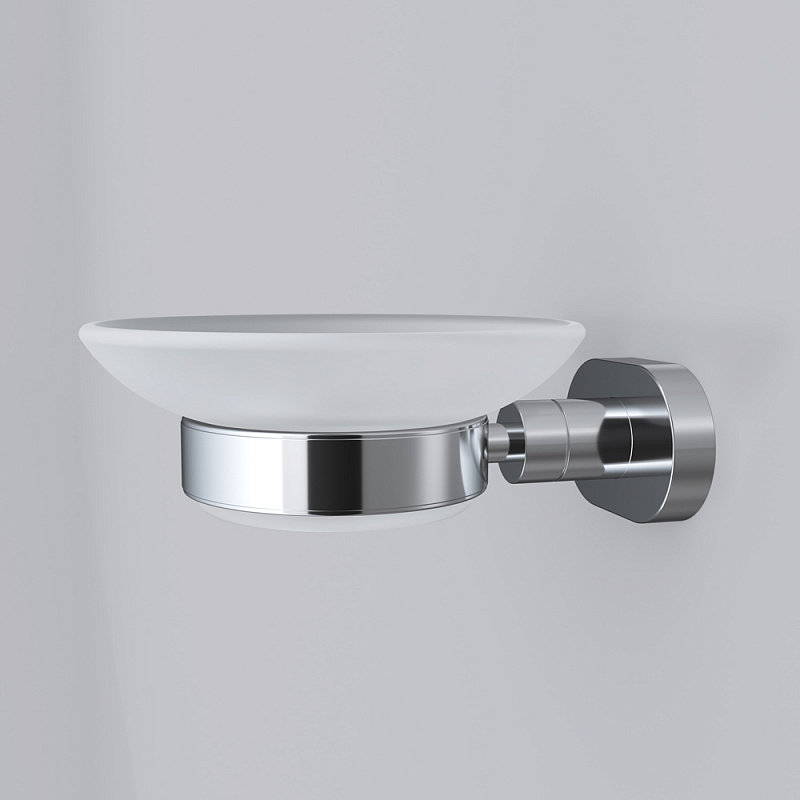 A7434200 L Стеклянная мыльница с настенным держателем хром AM.PM Sense - Вид №3