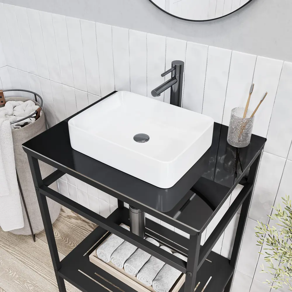 Столешница KONSENSA Бруклин для ванной - элегантное стеклянное решение 89375185 STLM-1329989 - Вид №3