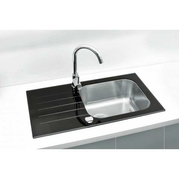 Мойка Alveus Vitro 20 черное стекло 1114558 - Вид №2