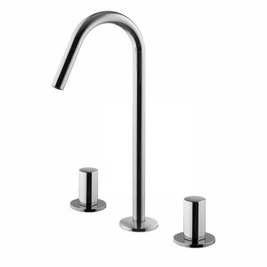 F3191C Смеситель на раковину на 3 отверстия с вращающимся изливом FIMA CARLO FRATTINI So