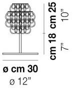 Vetreria Vistosi Хрустальная настольная лампа Minigiogali sun-id-1422408 - Вид №1