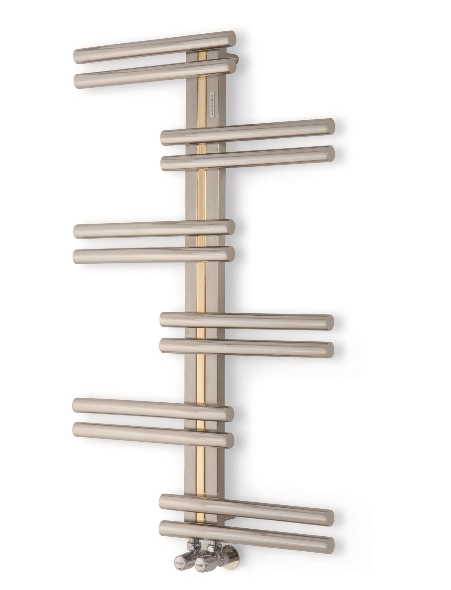 Полотенцесушитель Hammam KEOPS Stainless steel  комбинированный; электрический или водяной Сталь  - Вид №20