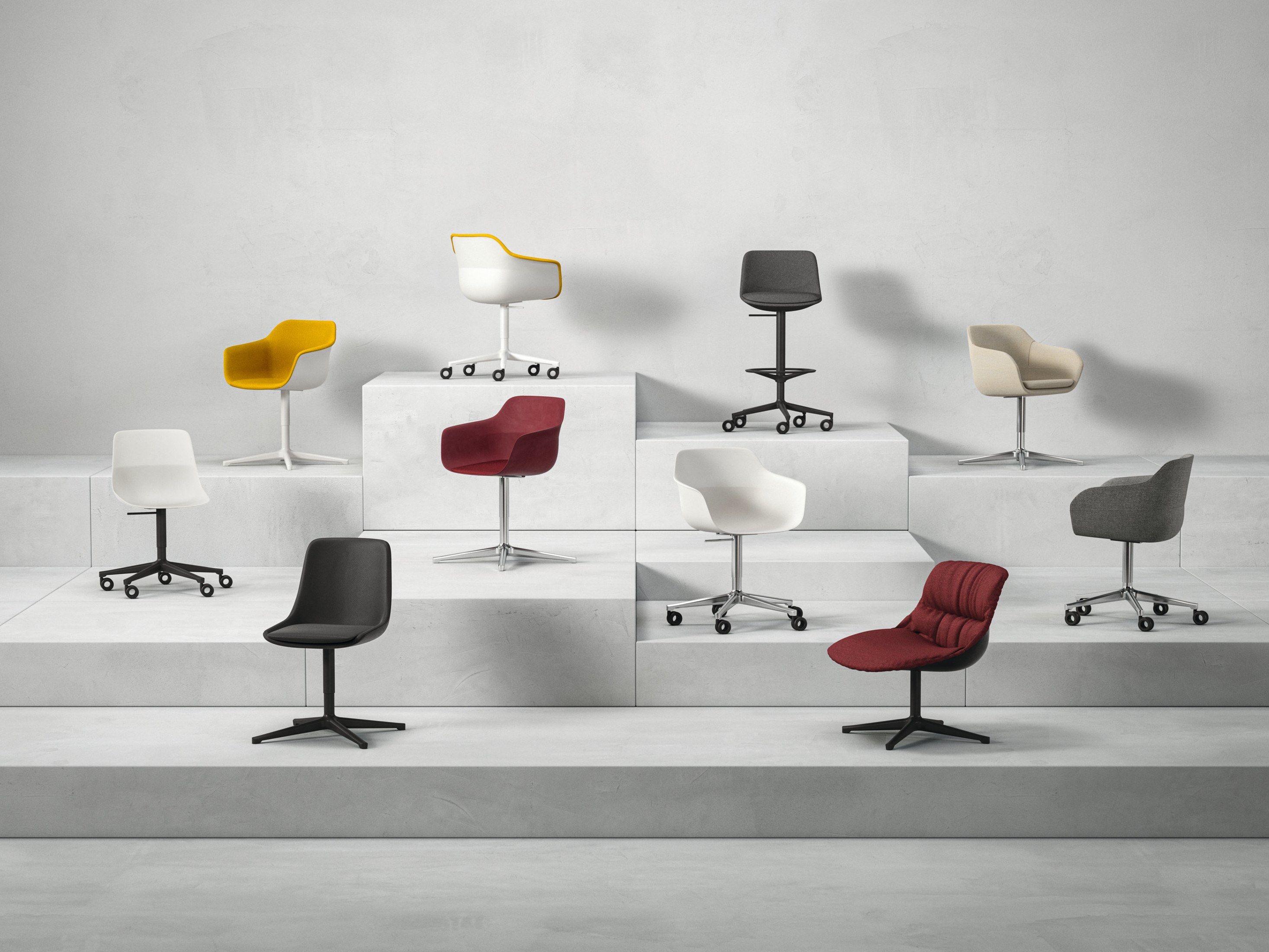 Пластиковый поворотный стул Brunner crona ARCH-00014228 - Вид №1