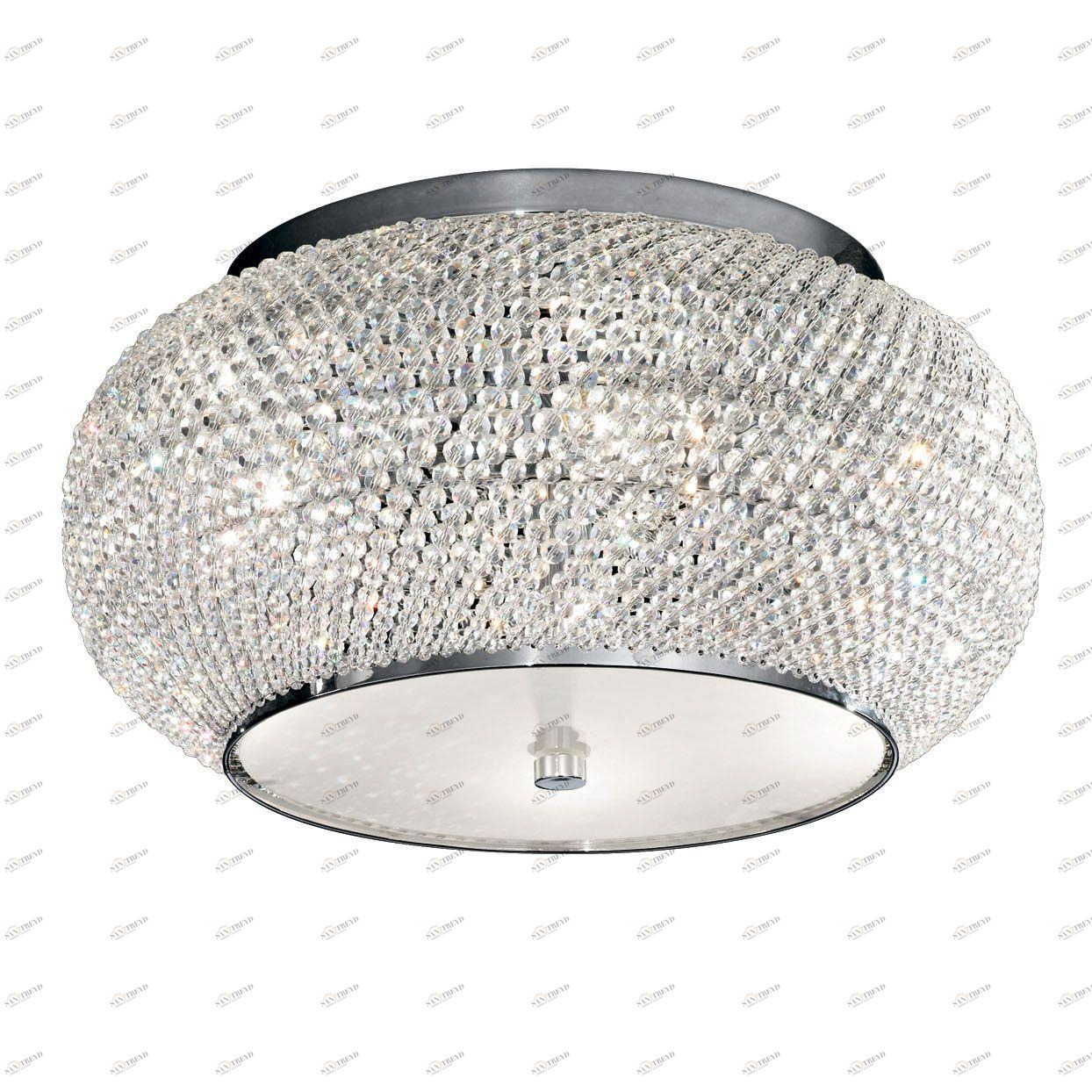 Потолочный светильник Ideal Lux Pasha PL6 Cromo IDEAL LUX ДИЗАЙНЕРСКИЕ, PASHA CROMO 074043 Прозрачный;хром 