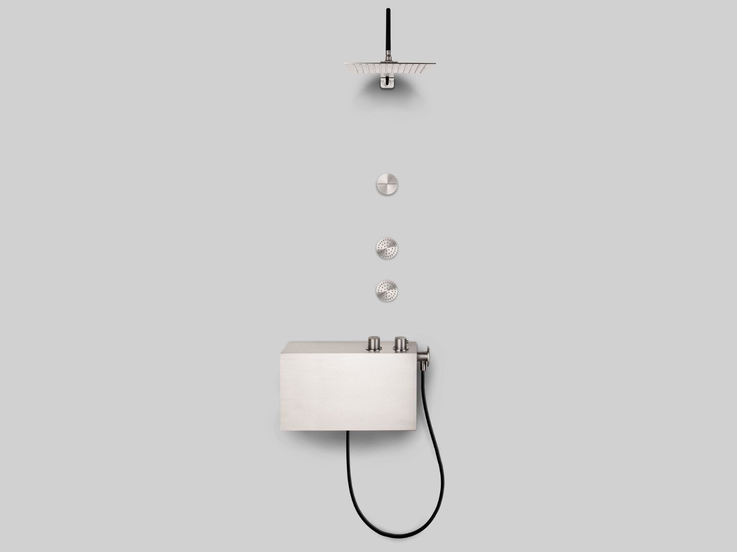 Набор для душа из нержавеющей стали с душем и ручным душем Cropelli Alyssia ARCH-00134548 - Вид №47