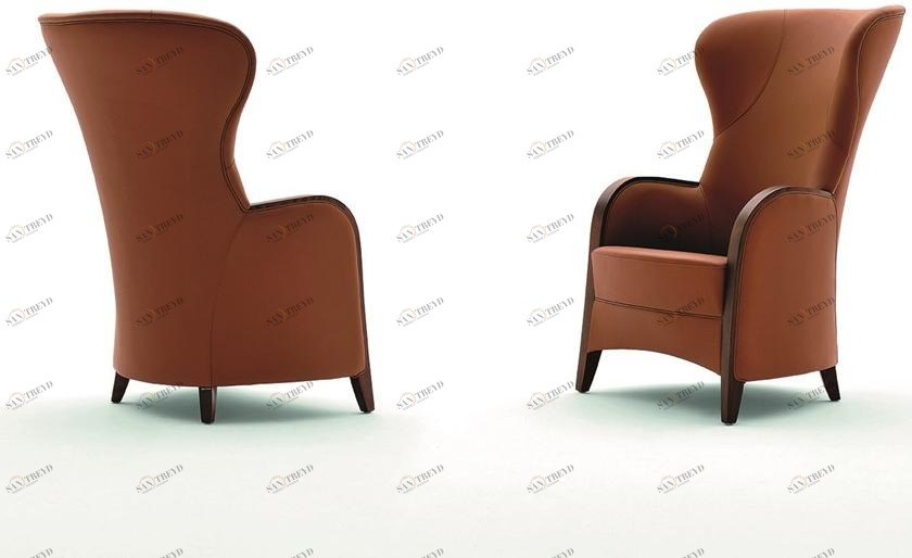 Martini Interiors Кресло Bergere из ткани с подлокотниками Bette sun-id-1357041