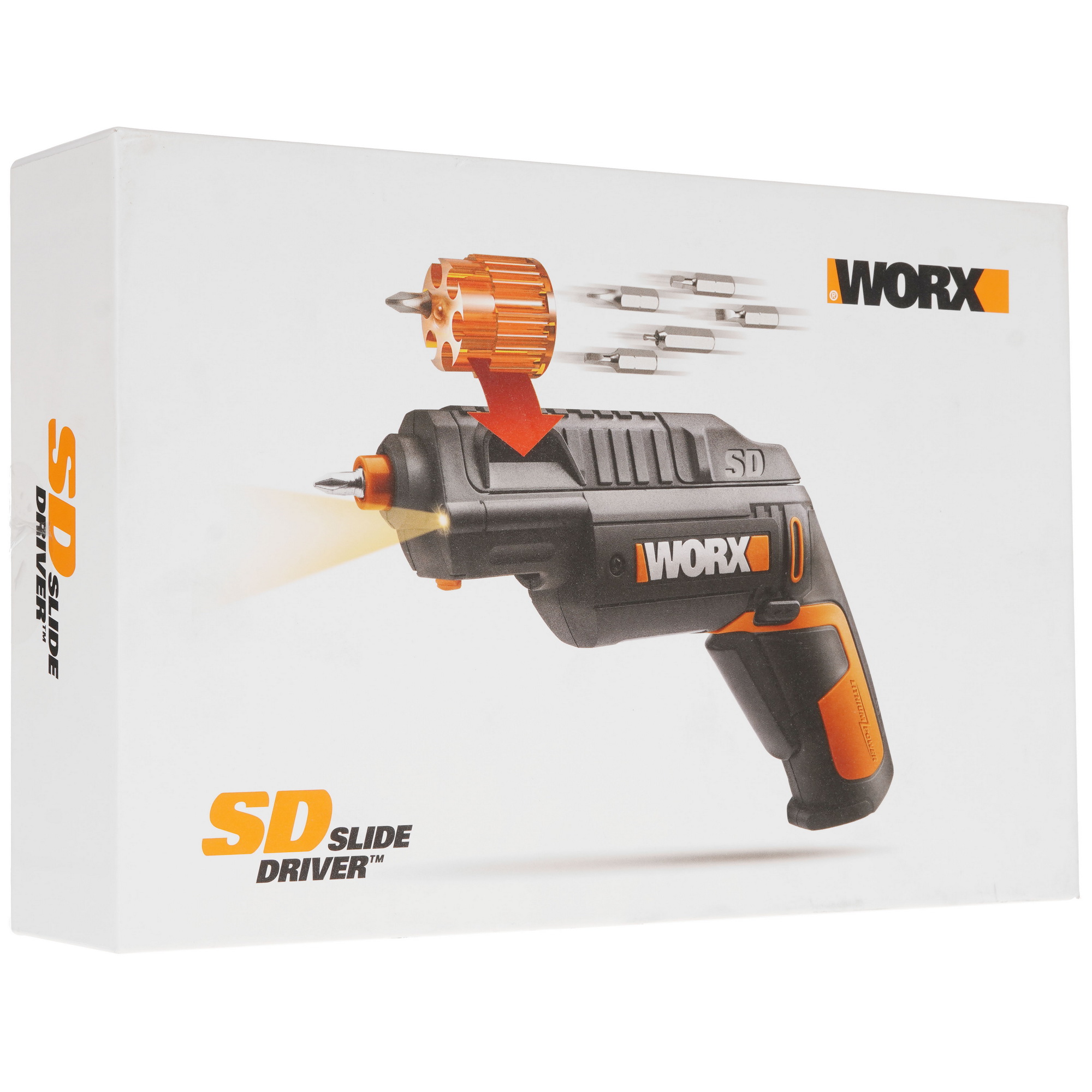 Аккумуляторная отвертка Worx SD Slide Driver WX254.4 4791673 STDN-0015503 - Вид №7