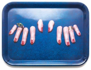 Seletti Прямоугольный поднос из меламина Seletti wears toiletpaper