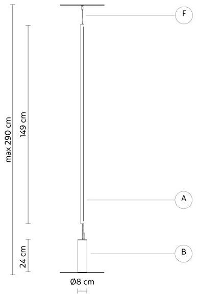 Karman Светодиодный торшер прямого света из алюминия Cupido sun-id-1429420 - Вид №1