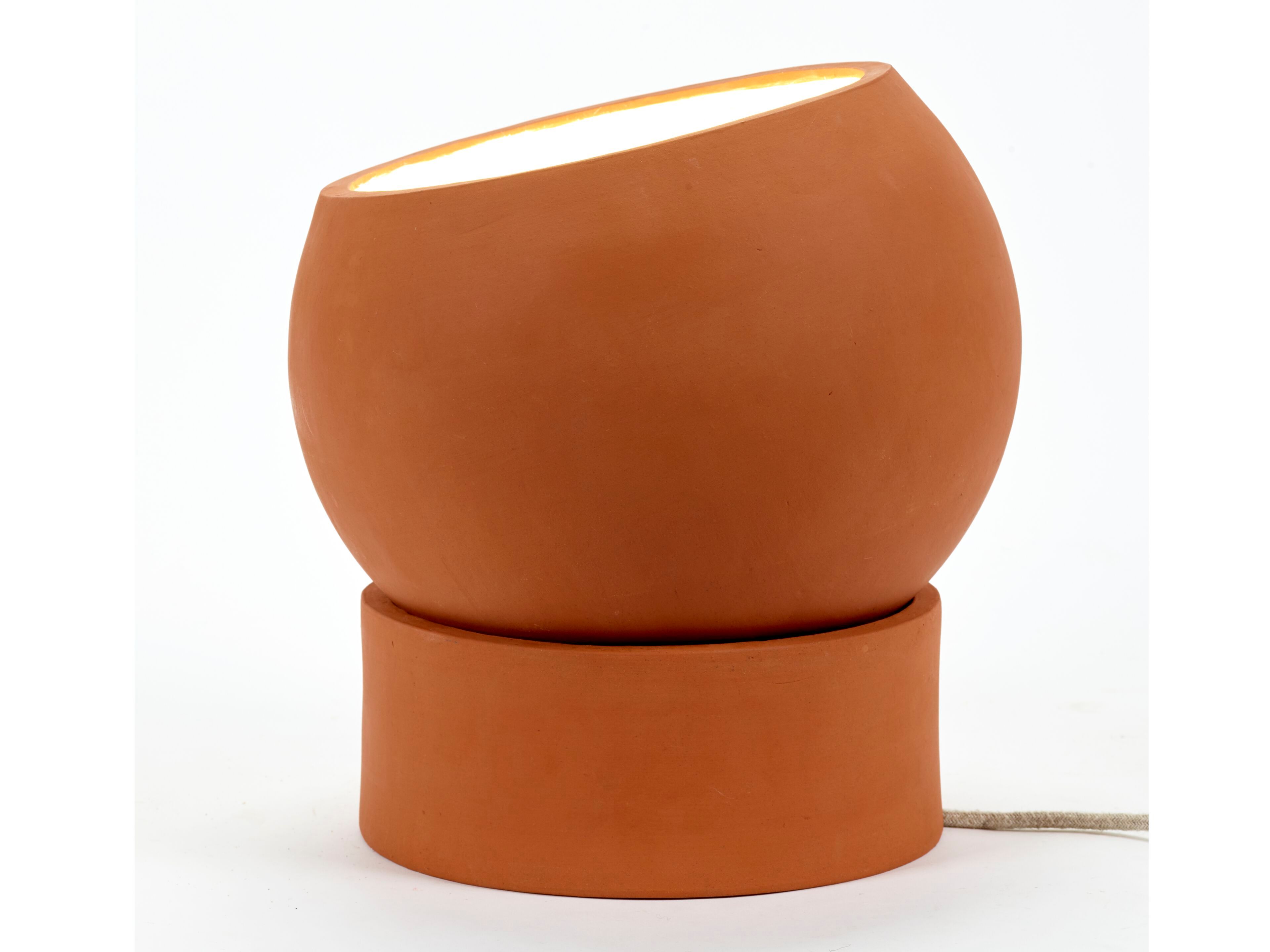 Регулируемая терракотовая светодиодная напольная лампа Serax Terra Light ARCH-00106676