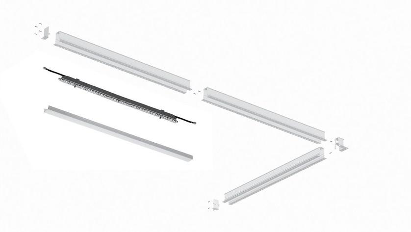 Artemide Линейный световой профиль из экструдированного алюминия Algoritmo sun-id-1405994 - Вид №3