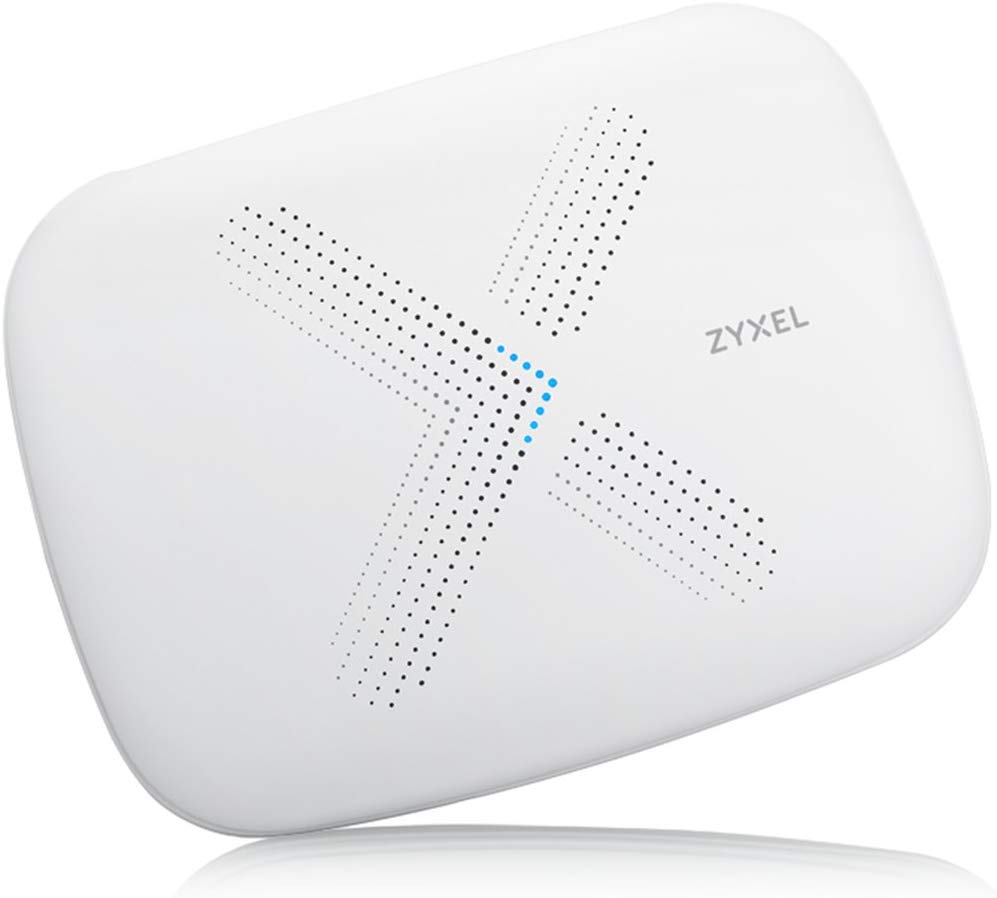 WSQ50-EU0201F wsq50 multy x wifi system (pack of 2), ac3000 tri-band wifi , ac wave2, mu-mimo, 802.11a/b/g/n/ac (300+866+1733 mb/s), 9 antenns, 1xwan ge, 3xlan ge, usb 2.0 ZyXEL Santreyd  - Вид №2