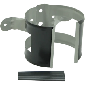 Кронштейн трубы на дерево стальной Optima 90 мм RAL7024 серый