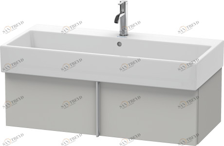 VA612800707 Тумбочка подвесная Vero Air #VA6128 984 x 431 мм Бетонно-серый матовый декор Duravit