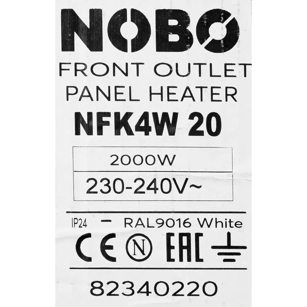 Конвектор электрический Nobo Nordic NFK 4W с электронным термостатом 2000 Вт 82242738 STLM-2017210  - Вид №4