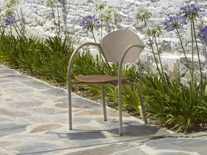 Adico Стул с подлокотниками с открытой спинкой Capa