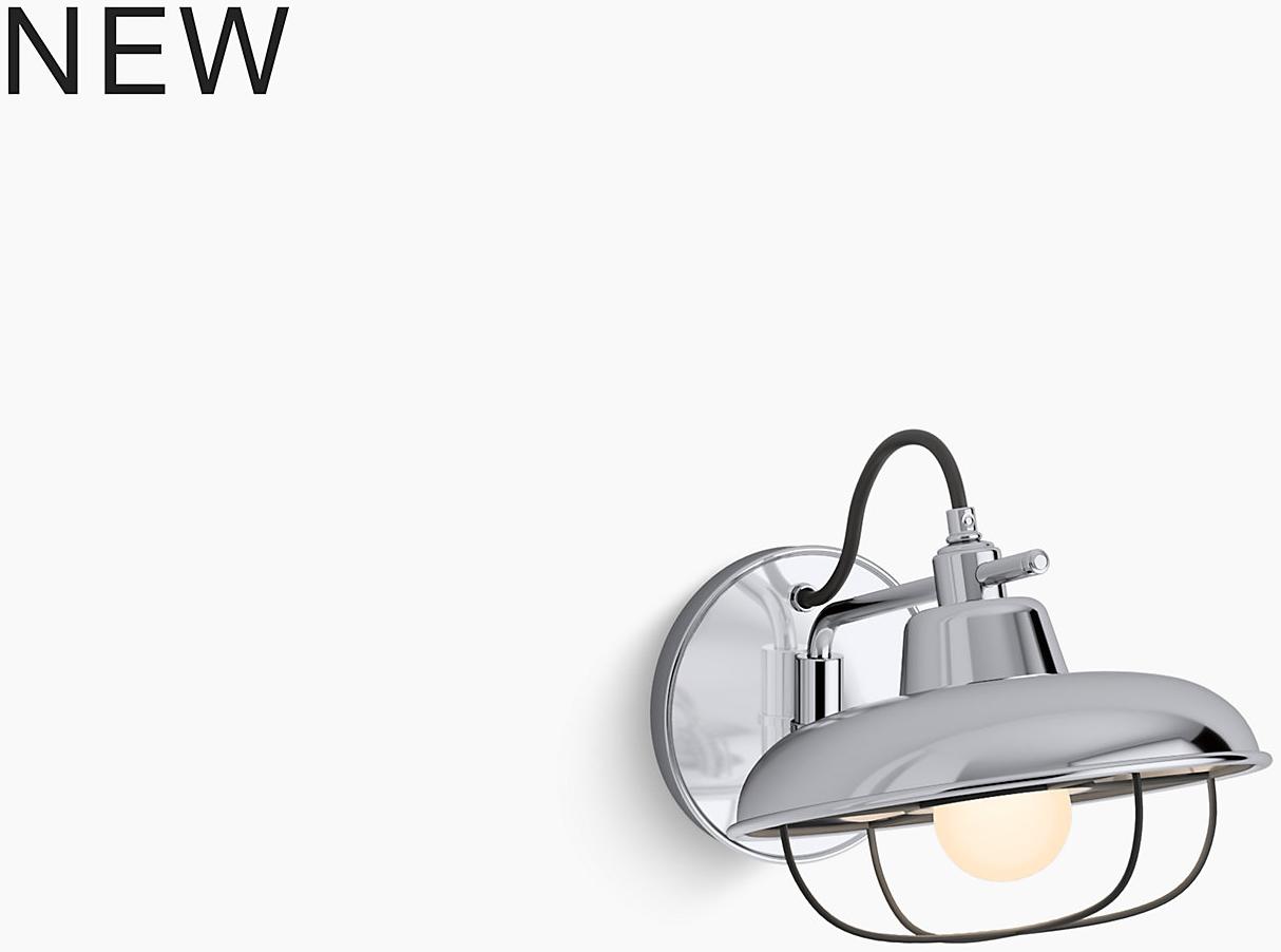KOHLER Modern Farm Одноламповый качающийся бра K-23668-SC01-VNL  - Вид №1