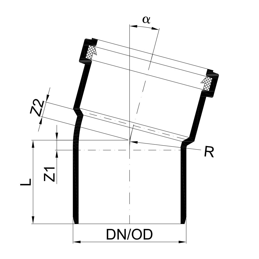 02530 Отводы Tece  - Вид №1
