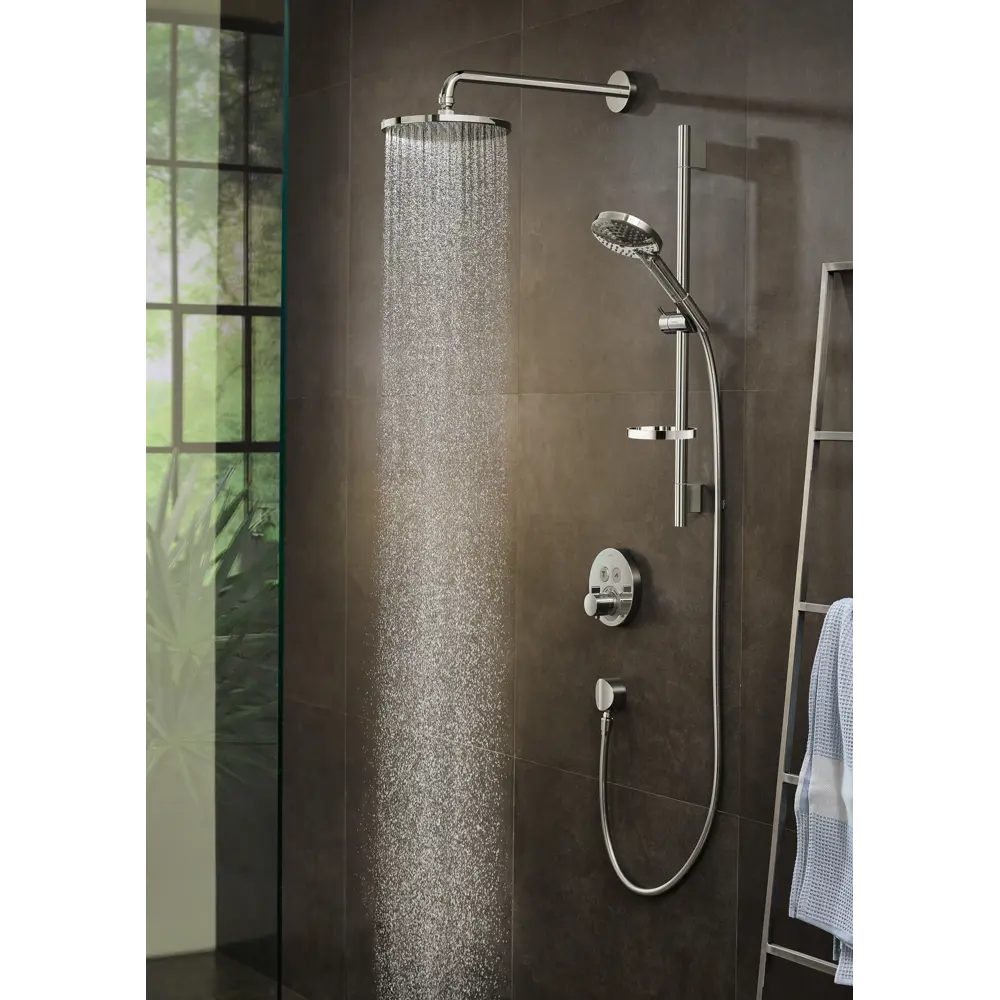 Лейка для душа Raindance PowderRain120 3 режима цвет хром 82376395 STLM-2191553 Hansgrohe - Вид №10