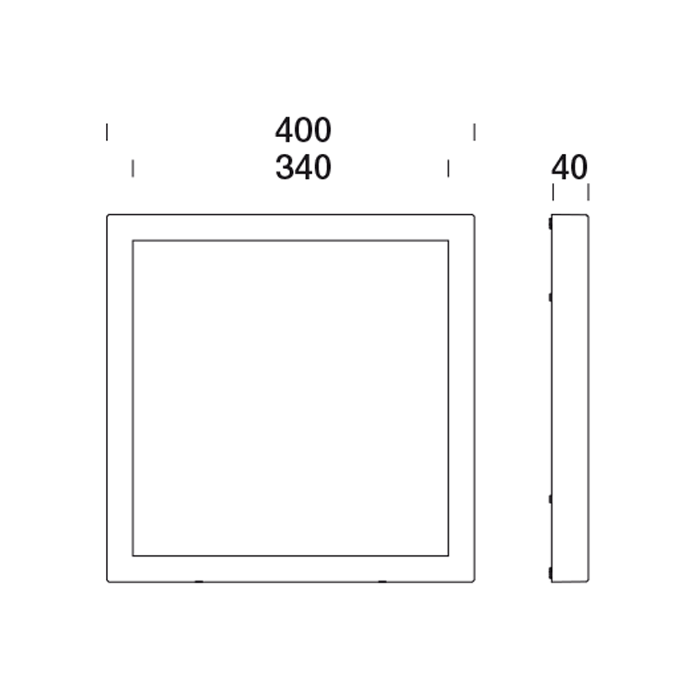 5040316 Потолочный светильник Platek PIX  PIX 40 - LED 3000K diffuse - Вид №6