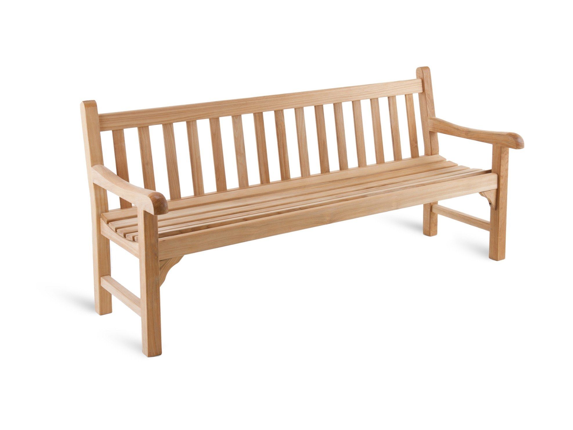 Садовая скамейка из тикового дерева с подлокотниками Unopiù Chelsea ARCH-00071320 - Вид №2