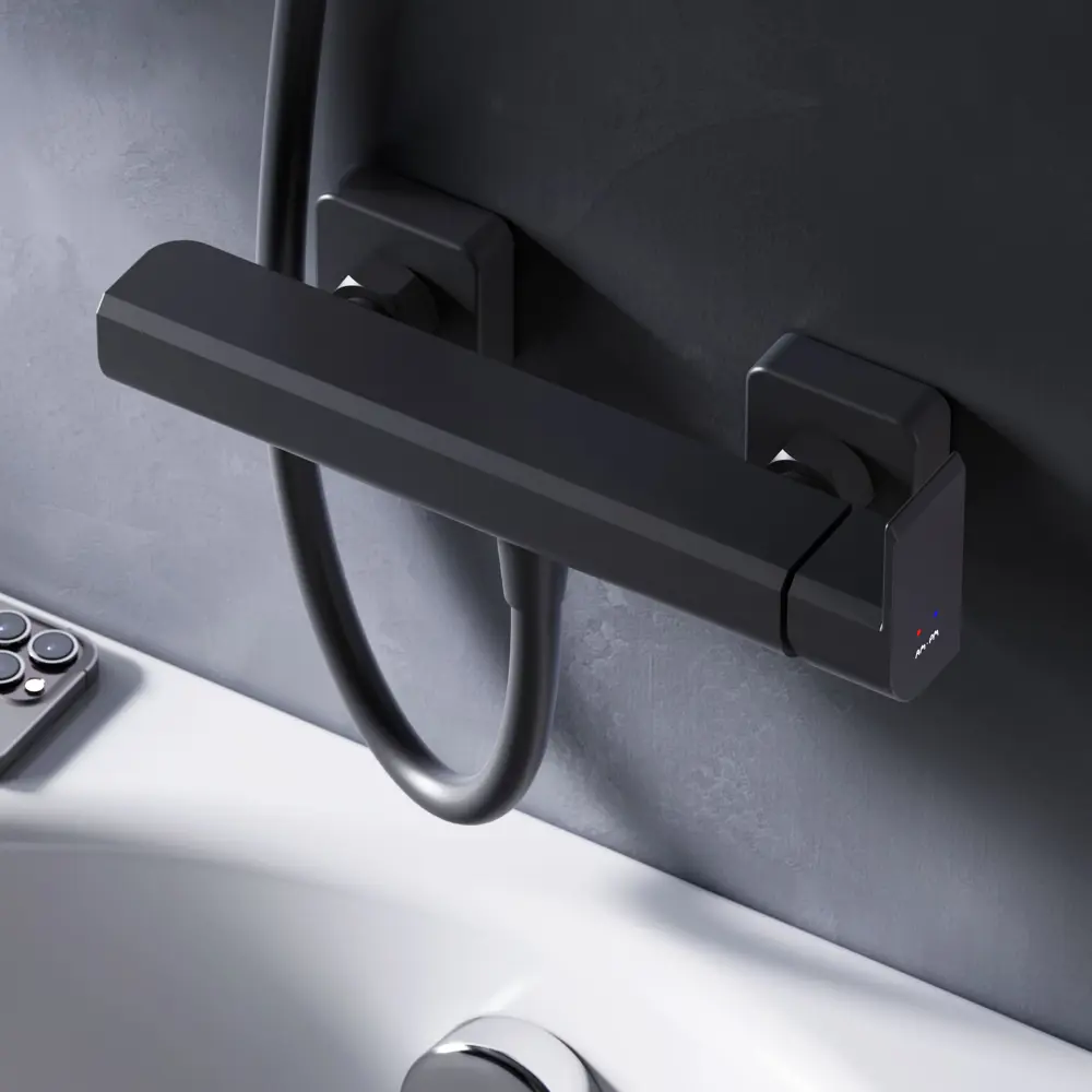 Смеситель для душа AM.PM Flash F9H20122 черный матовый 89346507 STLM-1332205 - Вид №10