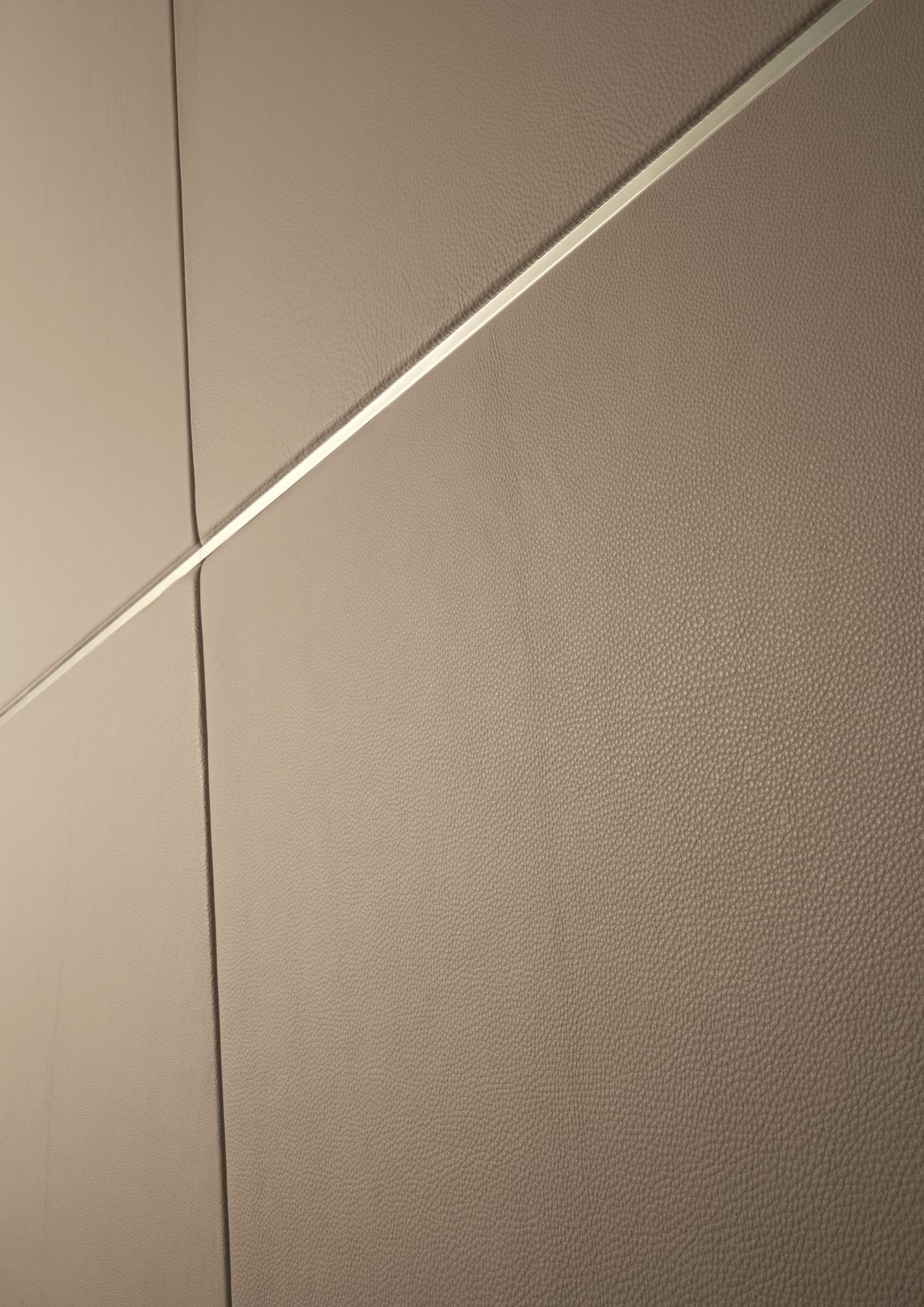 Обшивка из кожи Longhi Алюминиевые шикарные двери ARCH-00035272 - Вид №3