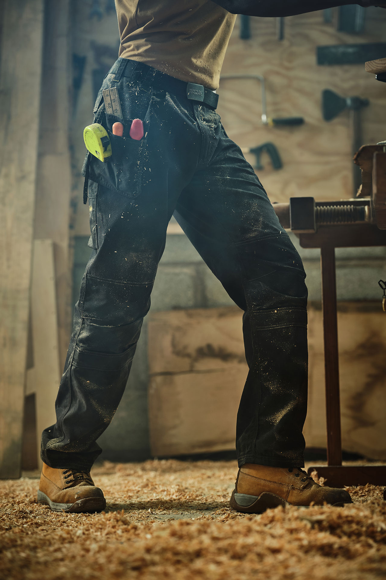 5041868 Брюки РЕГАТТА ПРОФЕШИОНАЛ ХАРДВЕА черные  Летняя спецодежда  размер 62/170-176 (46/R)  - Вид №10