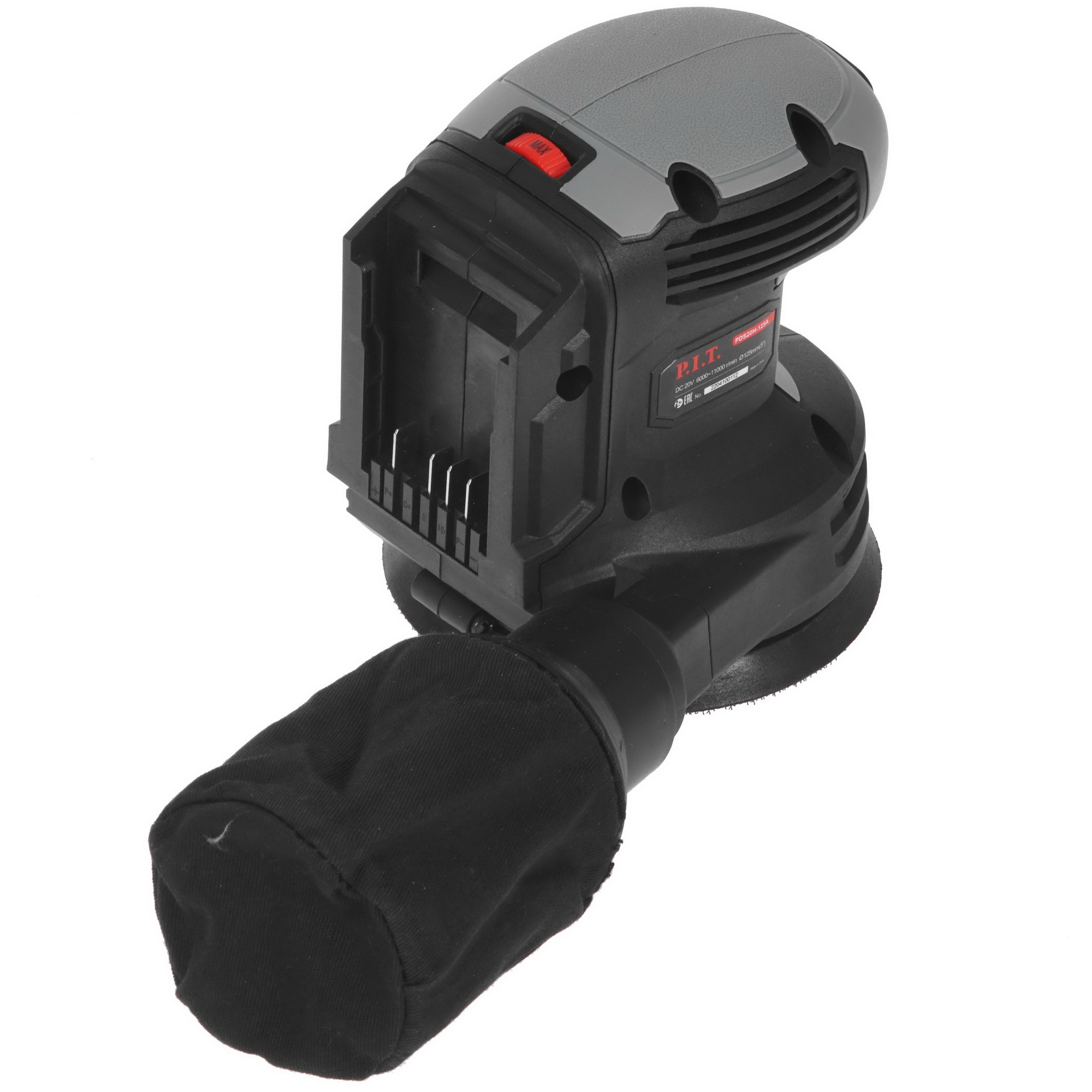 Эксцентриковая шлифмашинка P.I.T. PDS20H-125A SOLO OnePower 20V  , Без ЗУ, Без АКБ 9938111 PIT STDN-0103514 - Вид №1