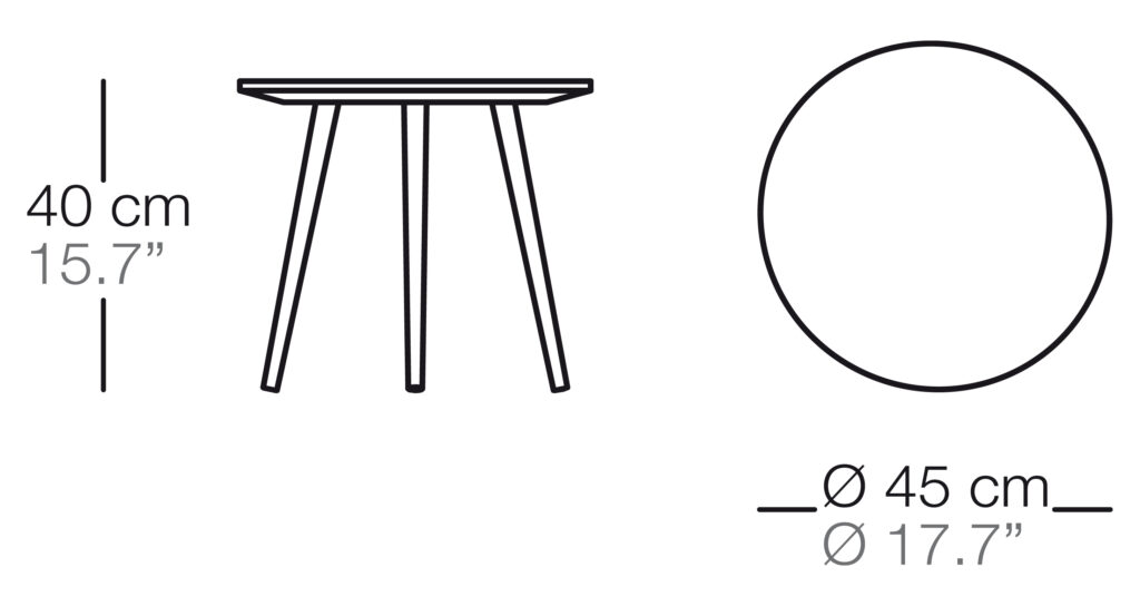 Столик низкий Vint ø45x40 Bivaq sun-id-1986097 - Вид №4