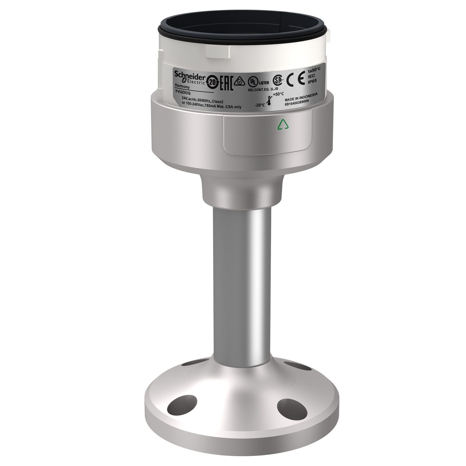 XVUZ02Q МОНТАЖНОЕ ОСНОВАНИЕ, СЕРЫЙ ЦВ. Schneider Electric Световые колонны, сирены, маяки 