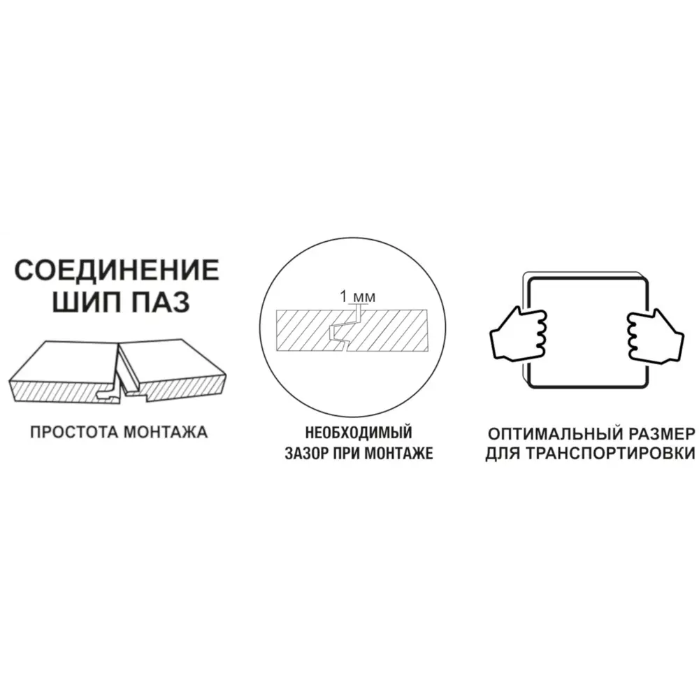 Строительная плита 16х800х1100 Палермо QUICKDECK STLM-2148230 - Вид №2