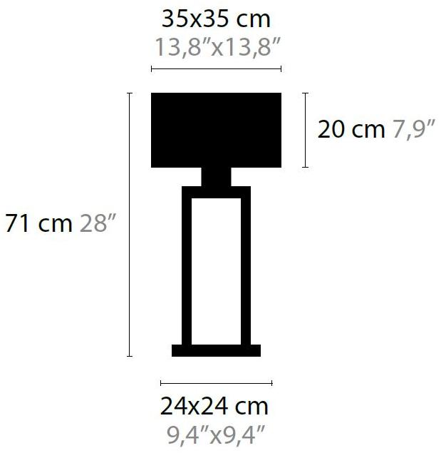 ILFARI Настольная лампа из металла прямого и отраженного света Swinging ballet 12970 - Вид №1