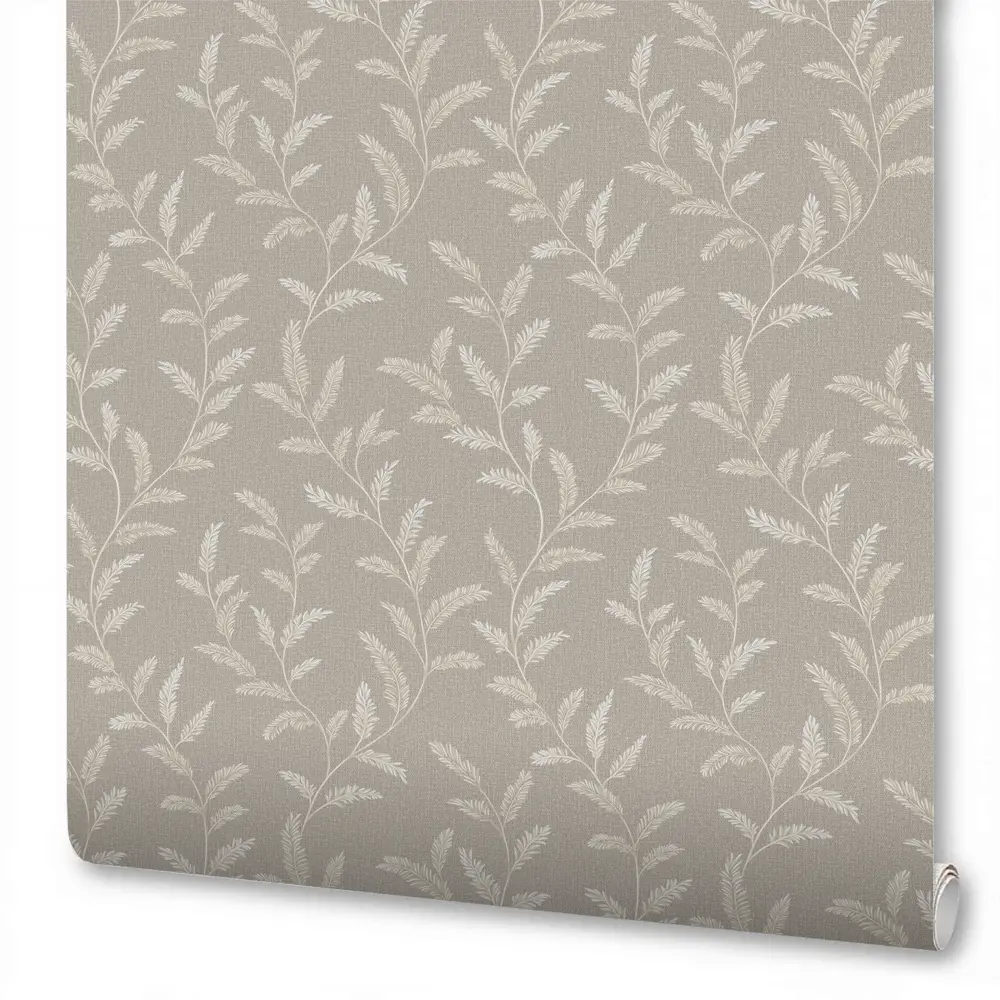 Обои флизелиновые Wallsecret Shalfey кофейные 1.06 м 89432849 STLM-1572871