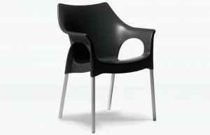 SCAB DESIGN Эргономичное штабелируемое кресло из технополимера с подлокотниками