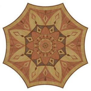 Художественный паркет Da Vinci Розетка 26-085 Дуб Селект (Гладкая) х1000диаметр мм.