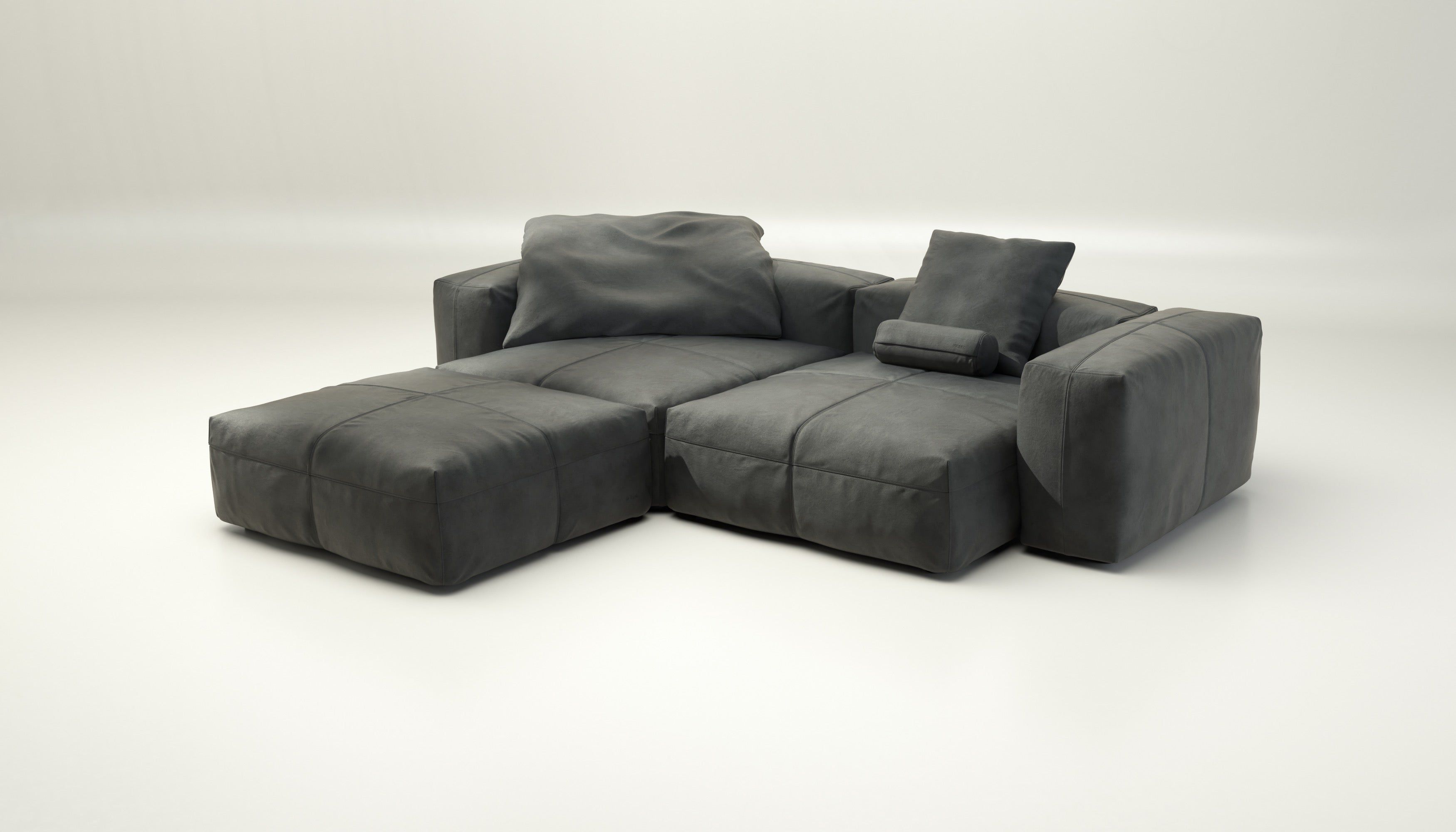 Кожаный модульный диван vetsak Leather ARCH-00039078 - Вид №9