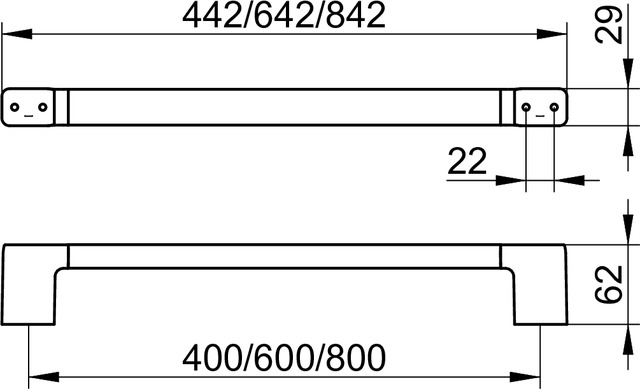12701010400 Полотенцедержатель KEUCO Collection Moll - Вид №2