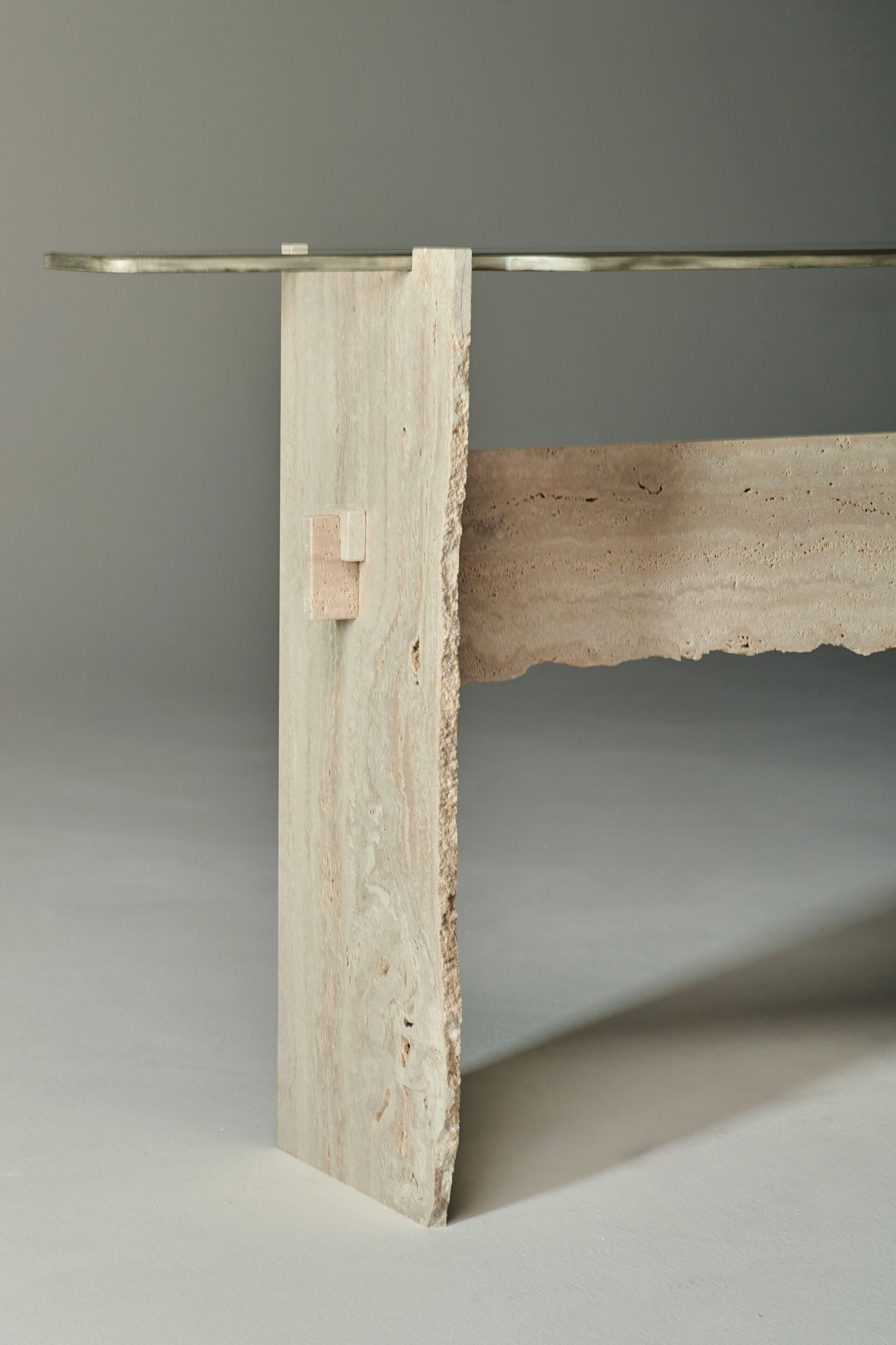 Травертин и стеклянная консоль ARTE VENEZIANA пещера ARCH-00078015 - Вид №7