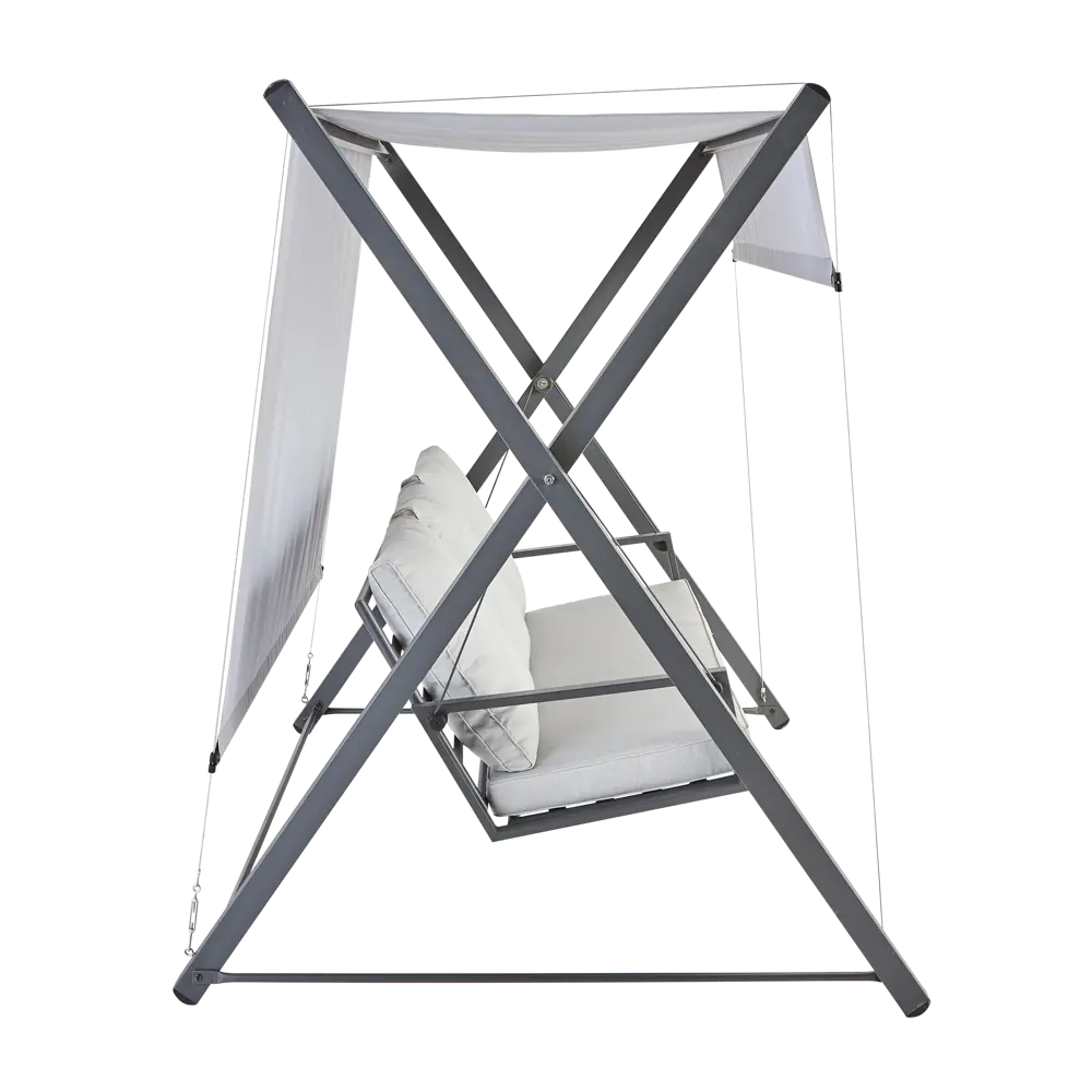 Качели садовые BEGINIA Odyssea сталь светло-серый STLM-2115748 - Вид №7