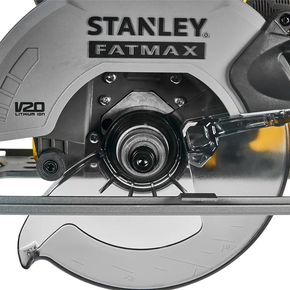 Пила циркулярная аккумуляторная Stanley SFMCS500M1KQW, 165 мм, 20 В Li-ion 1x4 Ач STANLEY FATMAX STLM-2160611 - Вид №4