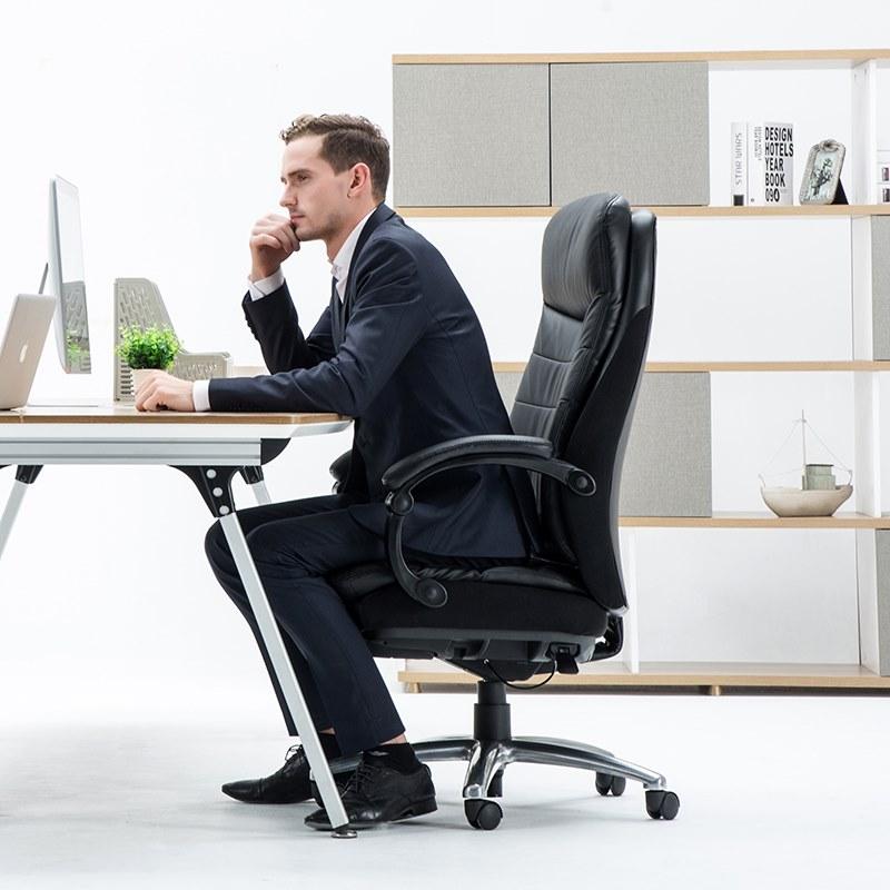 UE Chairs Кожаное кресло руководителя с 5-ю спицами и подставкой для ног Cs sun-id-1439429 - Вид №5