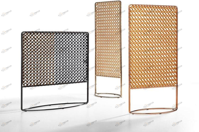 Midj Кожаная ширма и окрашенная металлическая конструкция sun-id-1436652