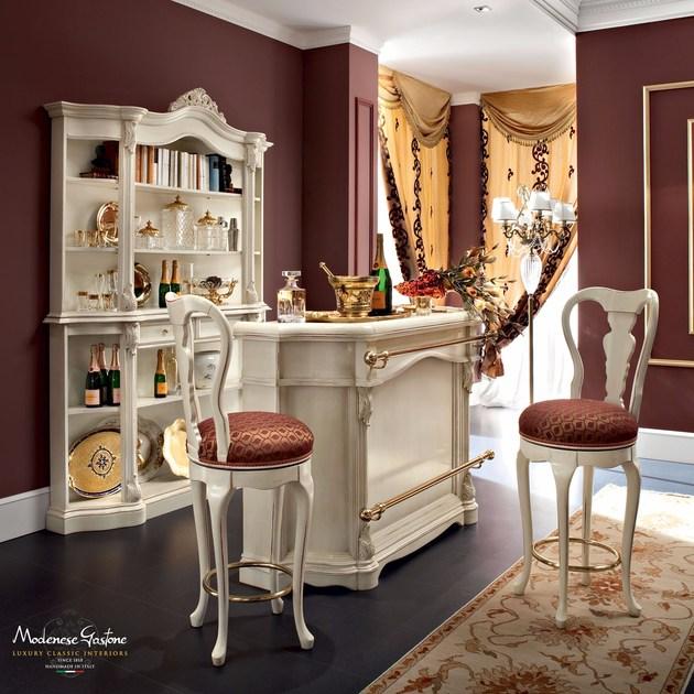 Modenese Gastone Мягкое деревянное кресло в стиле барокко Bella vita sun-id-1415165 - Вид №1